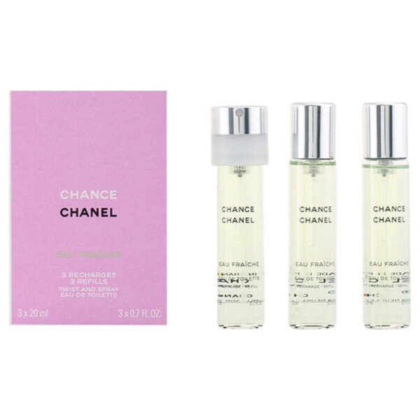 Chanel Chance Eau Fraîche EDT Refill 2 x 20 ml + EDT Refill with spray 20 ml (woman)