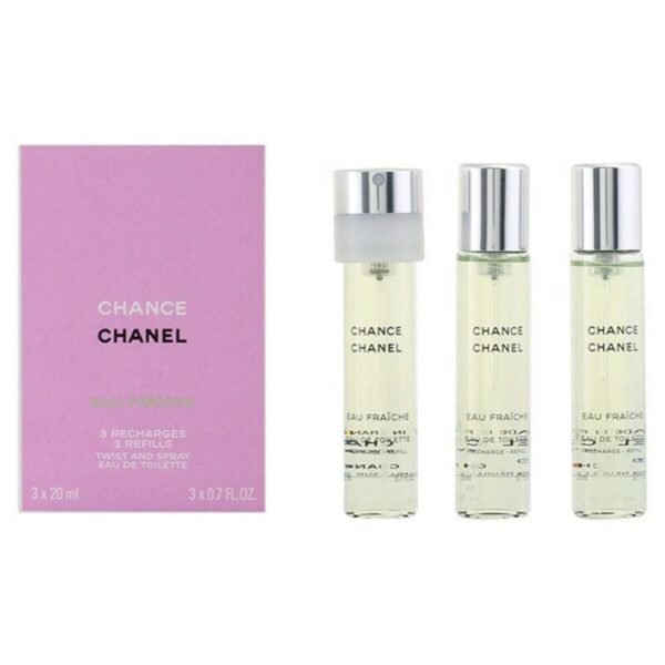 Chanel Chance Eau Fraîche EDT Refill 2 x 20 ml + EDT Refill with spray 20 ml (woman) - Image 2