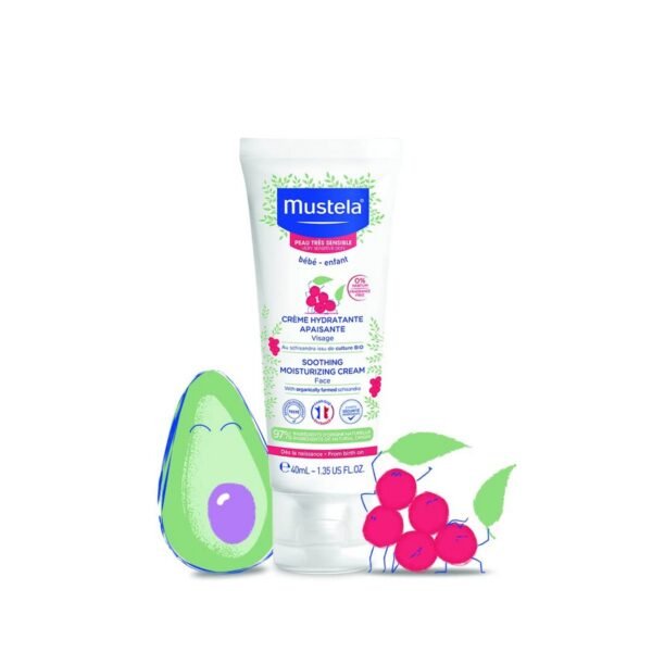 Mustela Bébé Soothing Moisturizing Face Cream 40 ml - Image 3