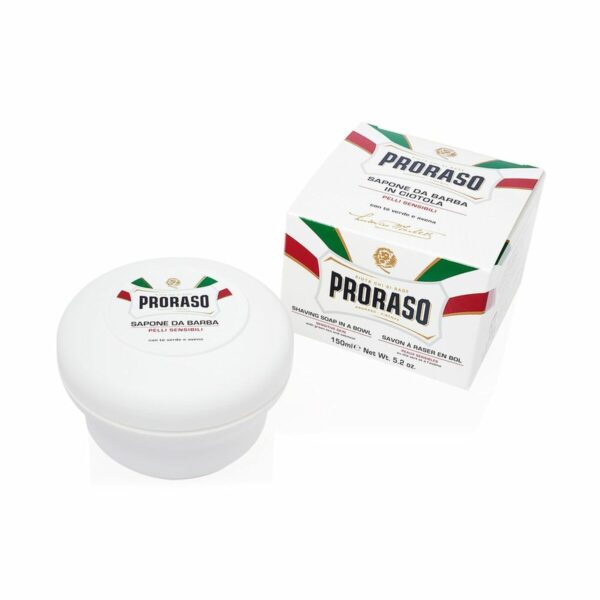 White Shaving Soap - Shaving soap for sensitive skin with green tea 150ml