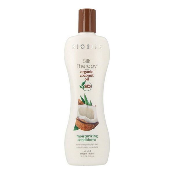 BioSilk Therapy with Natural Coconut Oil Moisturizing Conditioner 355 ml