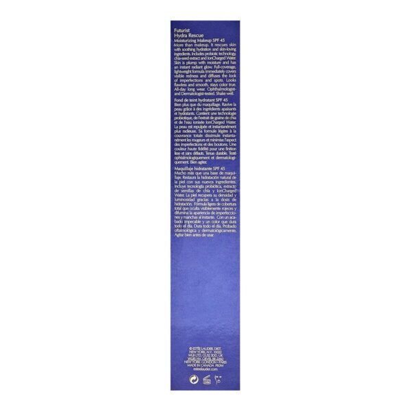 Estée Lauder Futurist Hydra Rescue Moisturizing Makeup SPF 45 (5W1 Bronze) 35 ml - Image 3