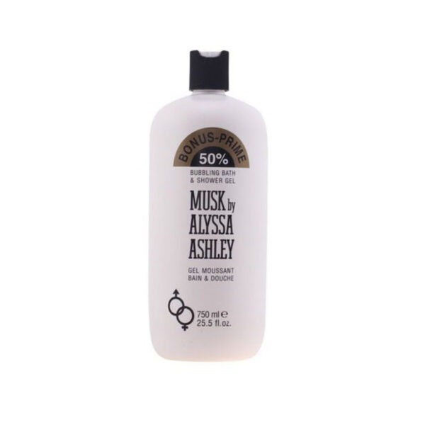 Alyssa Ashley Musk Bubbling Bath & Shower Gel 750 ml UNISEX