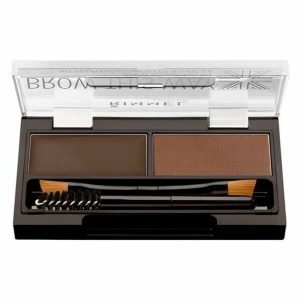 Rimmel London Brow This Way Palette (002 Medium Brown) 2,4 g - Image 2