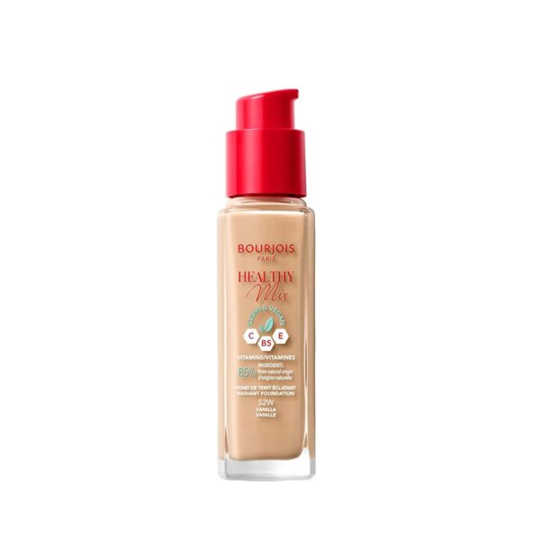 Bourjois Paris Healthy Mix Radiant Foundation (52W Vanilla) 30 ml - Image 2