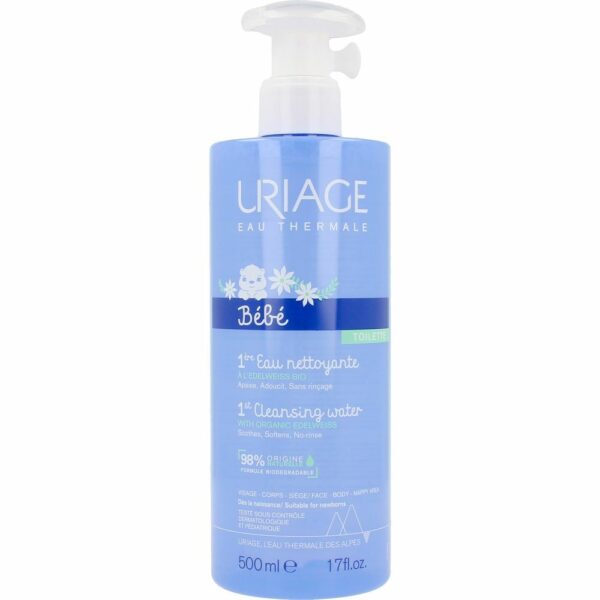 Uriage Bébé 1st Cleansing Water with Organic Edelweiss 500 ml