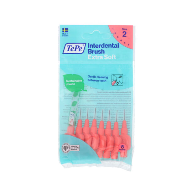 Interdental Brush Extra Soft (0.5 mm pink 8 pcs) - Very fine interdental brushes 8.0ks - Image 2