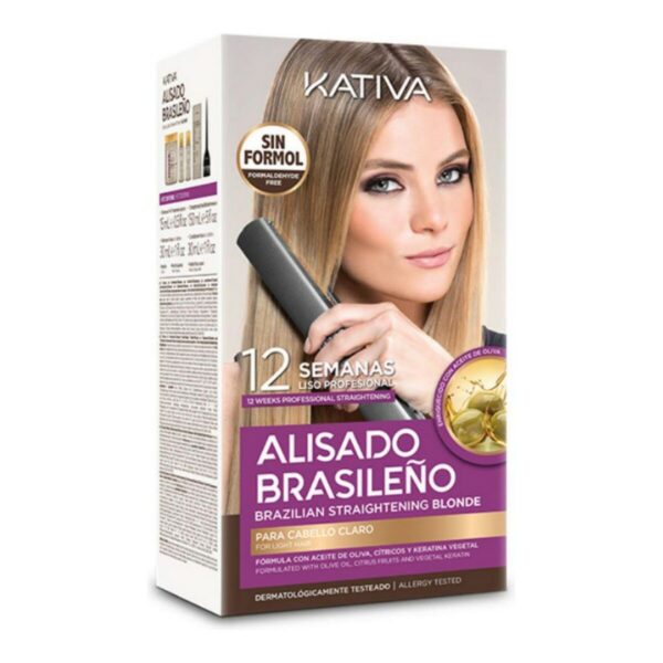Kativa Brazilian Straightening Blonde Kit 225 ml
