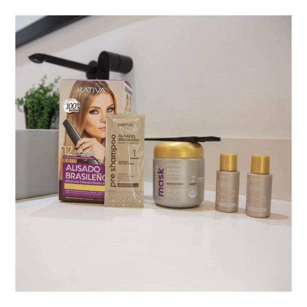 Kativa Brazilian Straightening Blonde Kit 225 ml - Image 4
