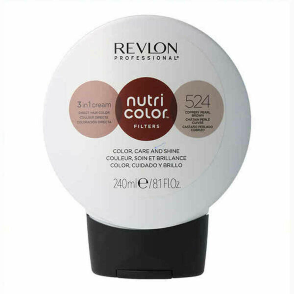 Revlon Professional Nutri Color Filters 3in1 Cream 524 Coppery Pearl Brown 240 ml