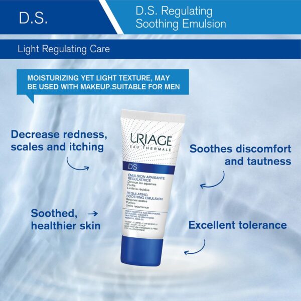 Uriage D.S. Regulating Soothing Emulsion 40 ml - Image 2