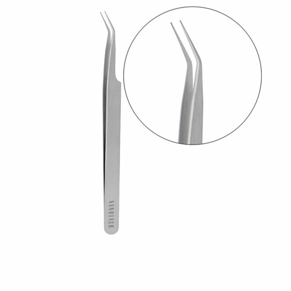 Nanolash Eyelash Tweezers Curved