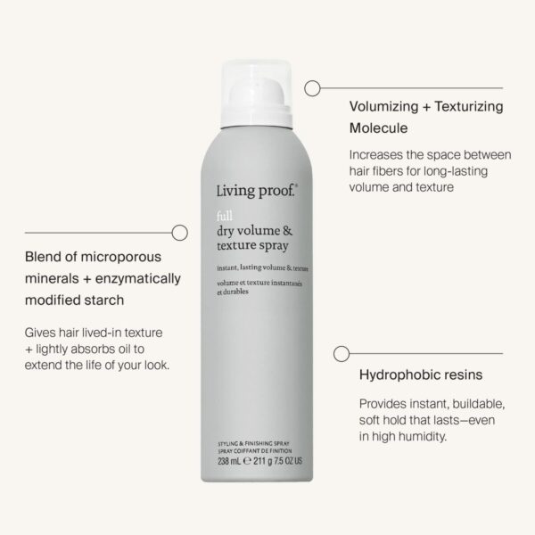 Full Dry Volume & Texture Spray - Suchý objemový texturizační sprej 238ml - Image 2