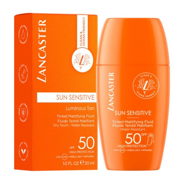 Sun Sensitive Tinted Mattifying Fluid SPF50 (sensitive skin) 30ml - Image 2