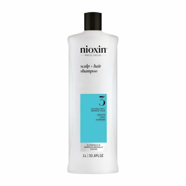 Nioxin System 3 Color Safe Cleanser Shampoo 1000 ml