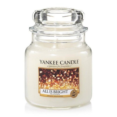 Yankee Candle Classic Medium Jar Candles Scented Candle All Is Bright 411 g