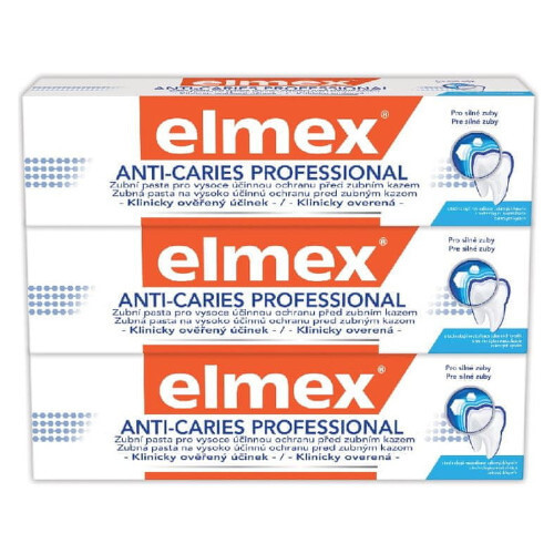 Anti Caries Professional Trio Toothpaste (3 pcs) - Toothpaste 75ml