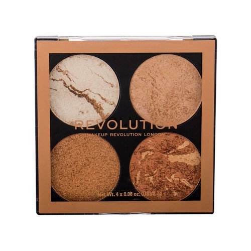 Cheek Kit Palette - Palette of brighteners and bronzers 8 g