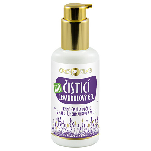 Bio Lavender cleansing gel with almond, chamomile and vitamin E 100ml