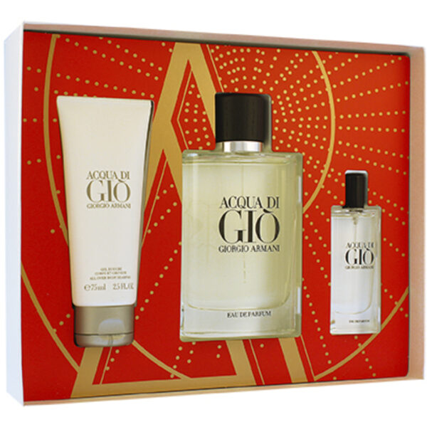 Acqua Di Gio Man Eau de Parfum Gift set EDP 125 ml, shower gel 75 ml and miniature EDP 15 ml 125ml