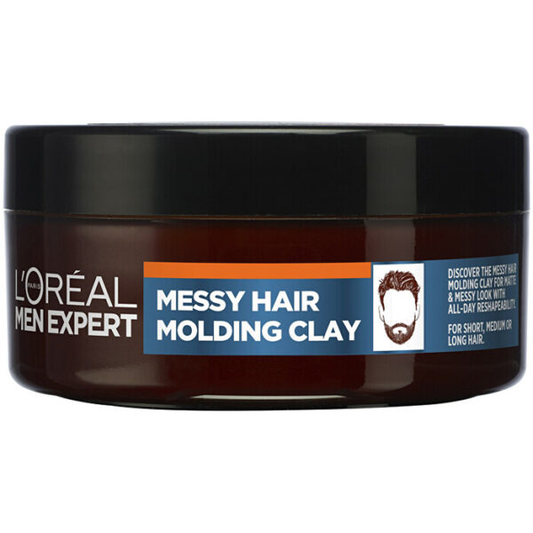Men Expert Messy Hair Molding Clay 75ml
