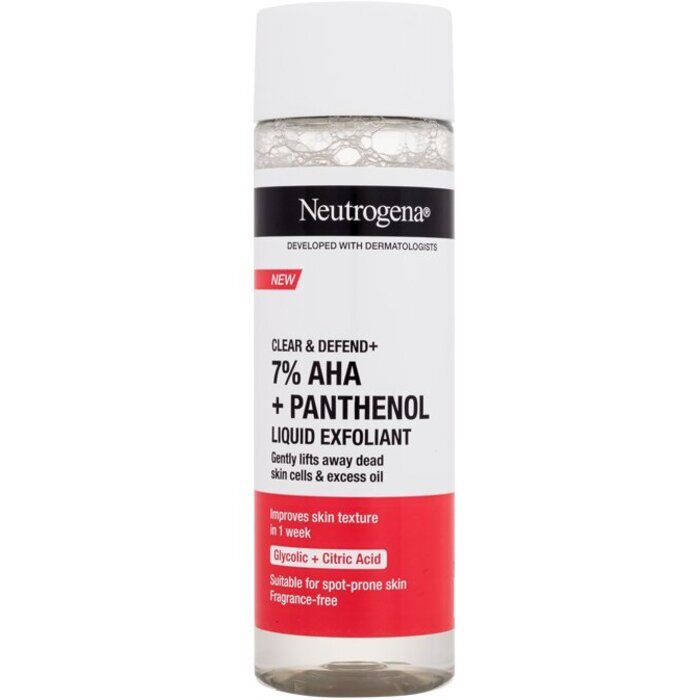 Neutrogena Clear & Defend+ 7% AHA + Panthenol Liquid Exfoliant 125 ml