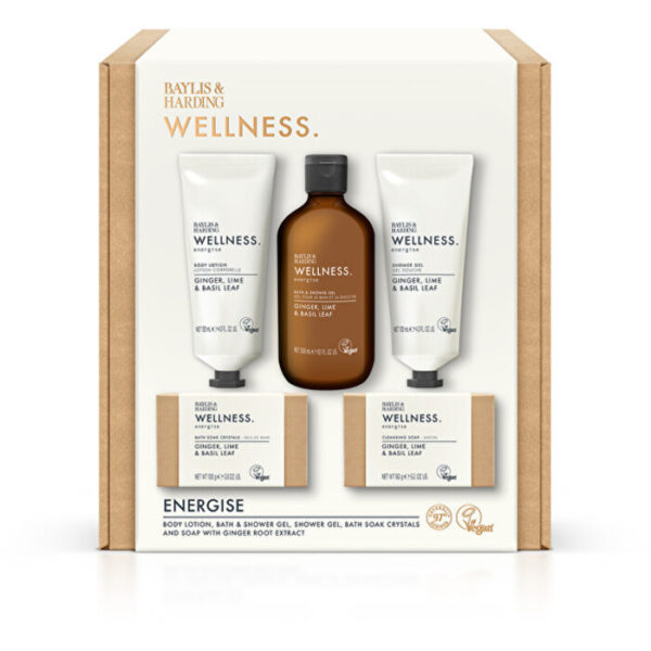 Welness Energise Gift Collection ( Zázvor, Citron & Bazalka ) - Dárková sada tělové péče