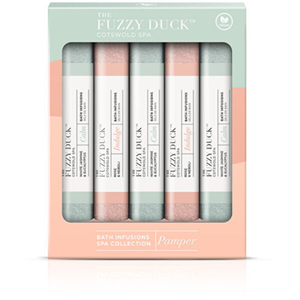 The Fuzzy Duck Crystals Set ( Jasmine & Eucalyptus, Peach & Neroli ) 65.0g
