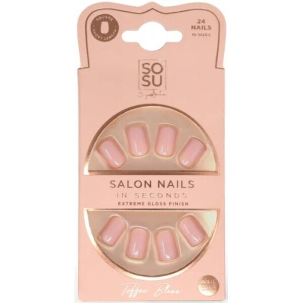 Toffee Bliss Salon Nails 24 pcs