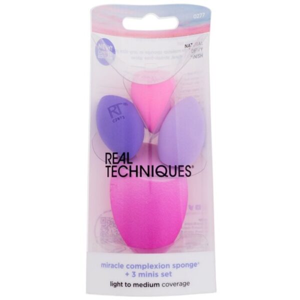Real Techniques Sunrise To Sunset Miracle Complexion Sponge + 3 Minis Set