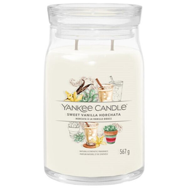 Yankee Candle Signature Scented Candle Sweet Vanilla Horchata 567 g