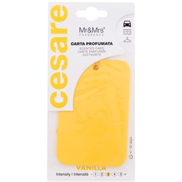 Cesare Scented Card Vanilla - Vůně do auta 1.0ks