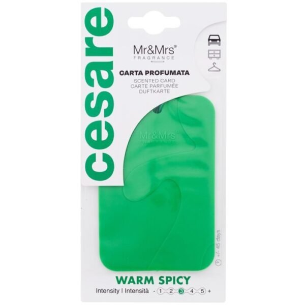 Cesare Scented Card Warm Spicy - Vůně do auta 1.0ks