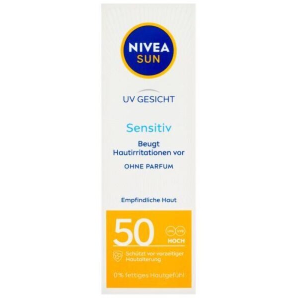 Sensitive SPF 50 Sun Allergy Protection - Pleťový krém na opalování pro citlivou pleť 50ml