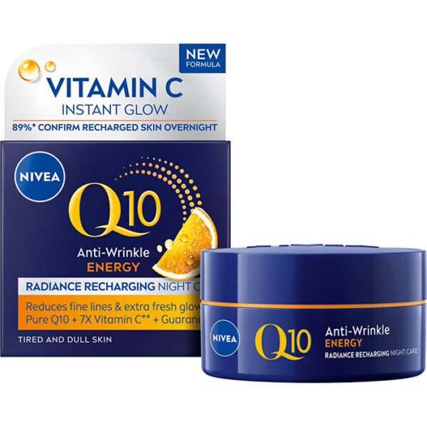 Q10 Energy Cream - Energizující noční krém proti vráskám 50ml