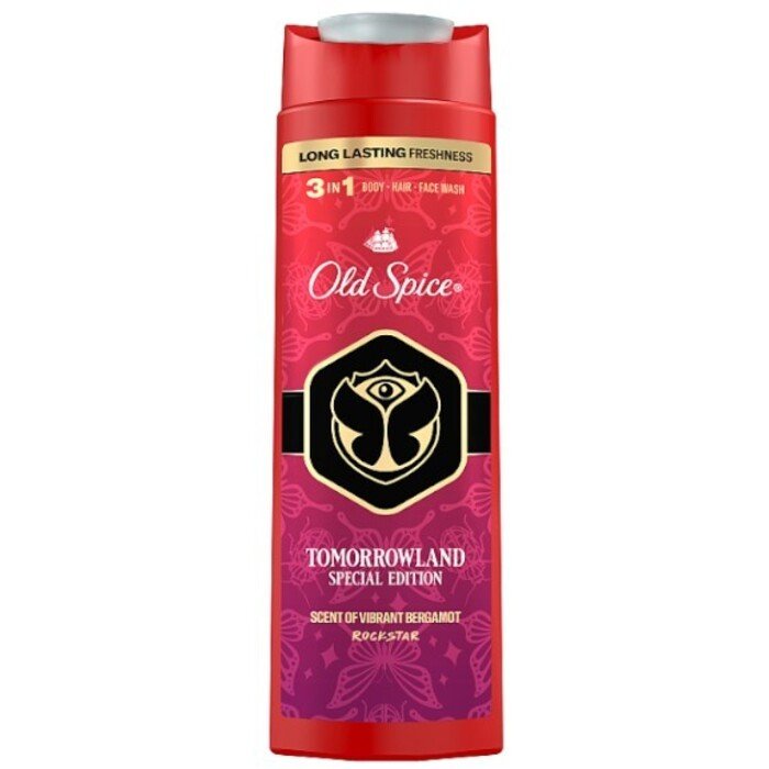 Tomorrowland Rockstar 3 v 1 Body-Hair-Face Wash 400ml