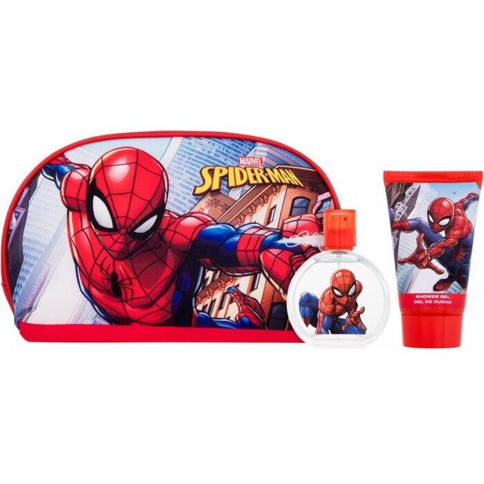 Spiderman Gift set EDT 50 ml, shower gel 100 ml and cosmetic bag 50ml
