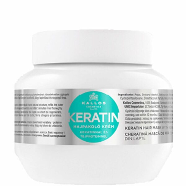 Kallos Keratin Hair Mask With Keratin And Milk Protein 275 ml